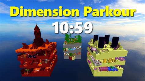 Dimension Parkour Speedrun In 1059 Youtube