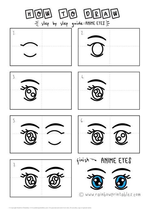 How To Draw Eyes Cartoon Step By Step Bmp Vip