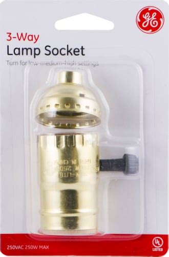 Ge 3 Way Lamp Socket Gold 1 Ct Fred Meyer