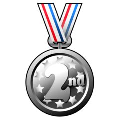 🥈 Second Place Medal Emoji