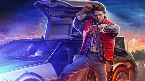 1920x1080 Back To The Future Marty Poster Laptop Full Hd 1080p Hd 4k