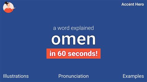 Omen Meaning And Pronunciation Youtube