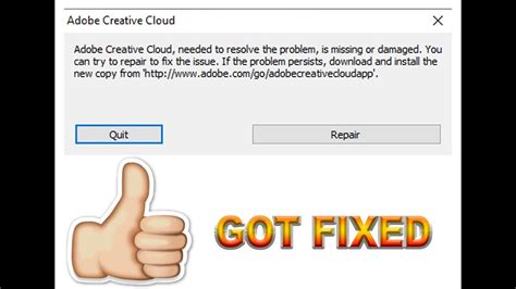 How To Fix Adobe Creative Cloud Is Need To Resolve The Problem File Is