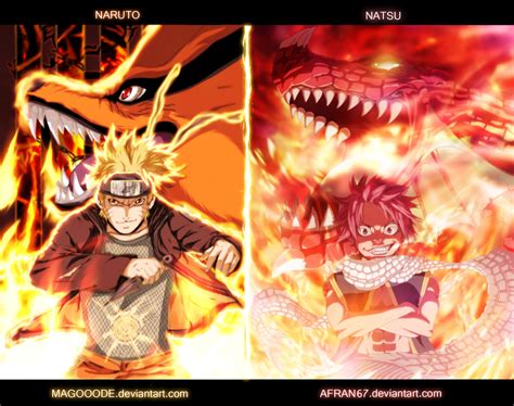 Naruto And Natsu Collab By Magooode On Deviantart