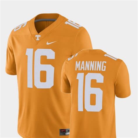 Men Tennessee 16 Peyton Manning Tennessee Orange Alumni Football Game