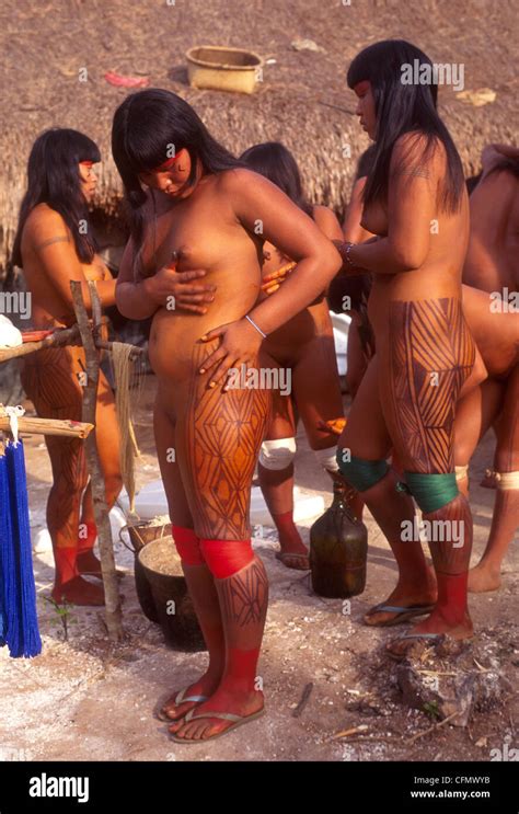 Amazon Xingu Tribe Girls