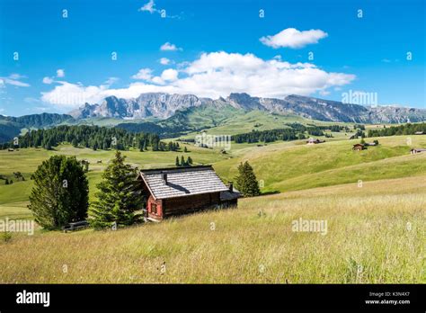 Alpe Di Siusiseiser Alm Dolomites South Tyrol Italy Sunset On The