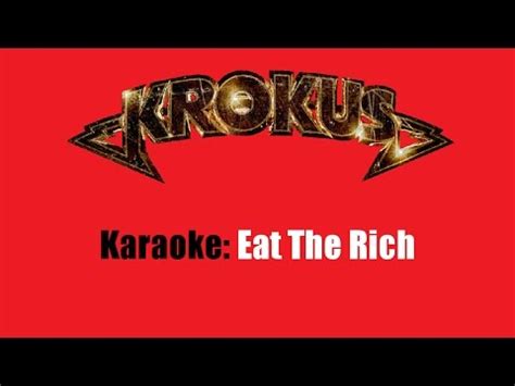 Karaoke: Krokus / Eat The Rich - YouTube