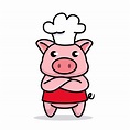 Cerdo Chef Vectores, Iconos, Gráficos y Fondos para Descargar Gratis