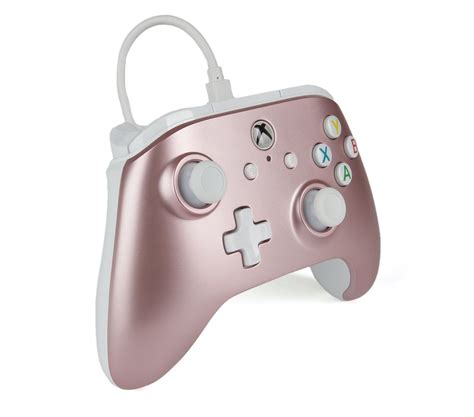 Xbox One Enhanced Wired Controller Rose Gold Xbox One Buy Now