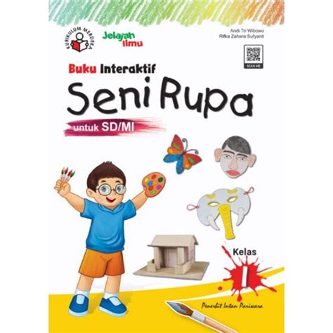 Jual Buku Interaktif Seni Rupa SD Kelas 1 Kurikulum Merdeka Intan