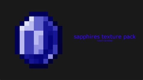 Sapphires Minecraft Texture Pack Youtube