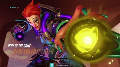 Overwatch Moira Play Of The Game Youtube