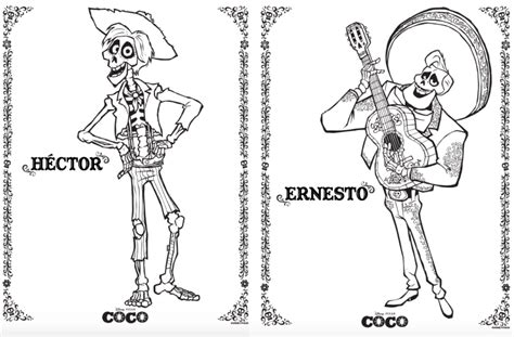 Disney Pixars Coco Coloring Activity Pages Simple Sojourns