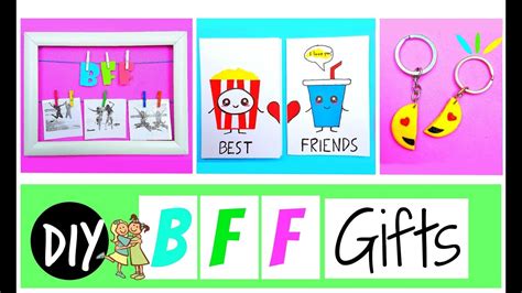 Diy Bff T Ideas Part Ii Three Cute And Easy Crafts Youtube