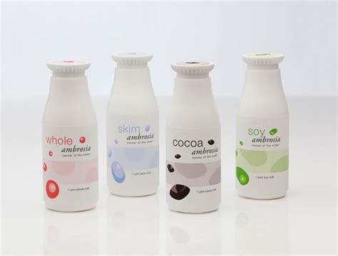 30 Creative Milk Bottle Designs Design Swan