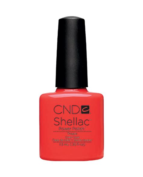 cnd shellac nail polish tropix