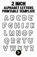 10 Best 2 Inch Alphabet Letters Printable Template PDF for Free at ...