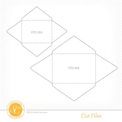 Free Envelope Cut Files By Julie Campbell Designed To Fit 3x4 And 4x6