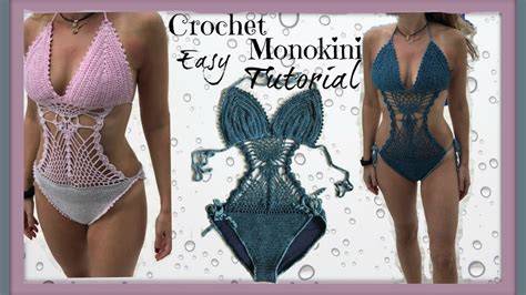 easy crochet monokini tutorial youtube 9652 hot sex picture