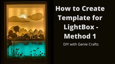 How To Make Template For Lightbox Method 1 Paper Cut Light Box