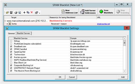 A company that didn't check emails from such list risks that its ip could be blacklisted or the letters would considered as spam. Spam Blacklist Check - Email Domain Blacklist Monitoring ...