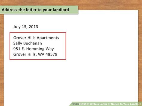 When entering your apartment address online, be sure to put down your specific apartment address in address line 1. How to Write a Letter of Notice to Your Landlord: 14 Steps