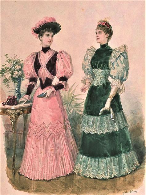 La Mode Illustree 1893 Victorian Fashion 1890s Fashion Historical