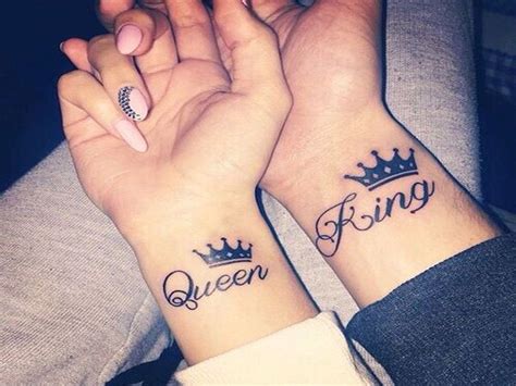 15 Stylish King And Queen Tattoos For The Best Couples