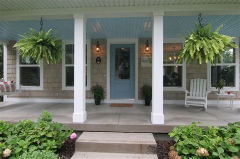 Cape Cod Style Home Traditional Porch Grand Rapids By Koetje