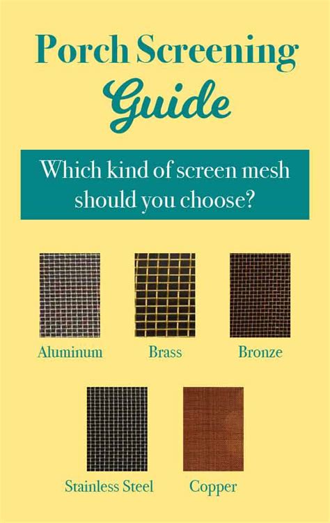 When rescreening a screen porch get it done right the first time. Porch Screening Material Options for Your Screened Porch