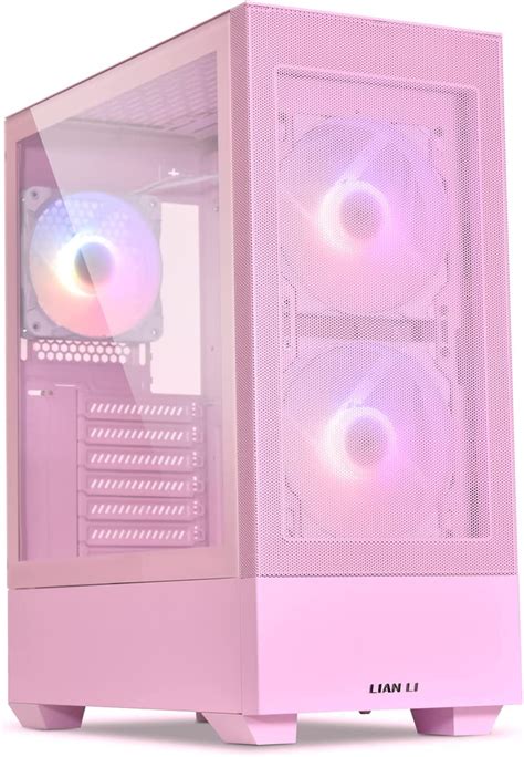 Buy Lian Li High Airflow Atx Pc Case Rgb Gaming Computer Case Mesh Front Panel Mid Tower