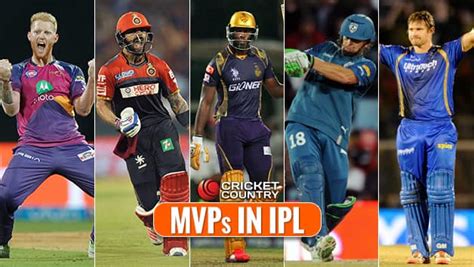 List Of Mvps From All 10 Seasons Of Indian Premier League Ipl