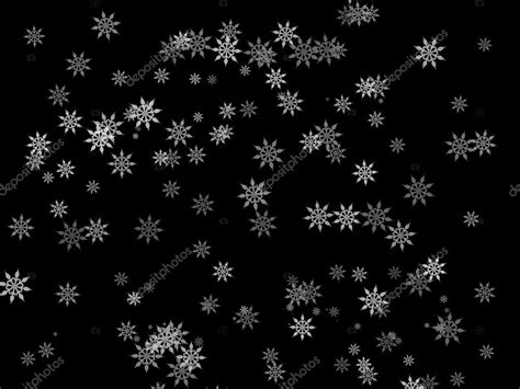 White Snowflakes On Black Background — Stock Photo © Vlue 4639341