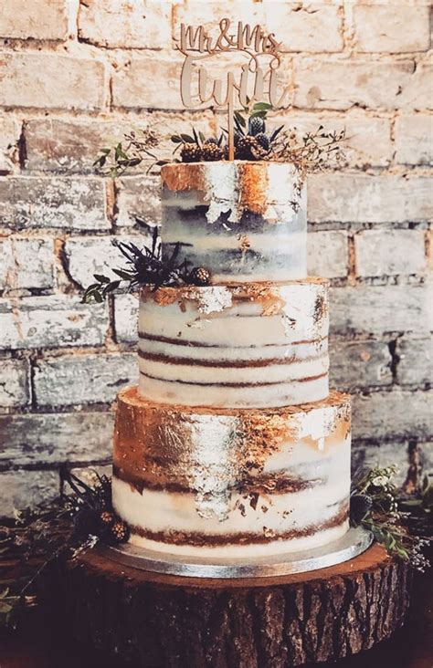 Tier Semi Naked Wedding Cake With Gold Drip And Roses Artofit Hot Sex Picture