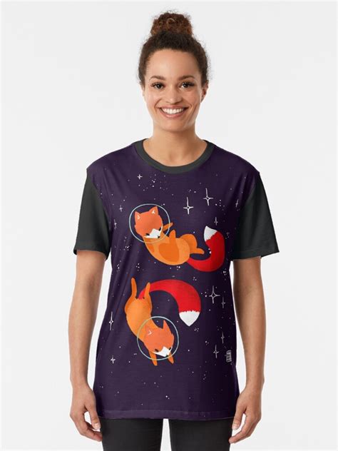 Space Foxes T Shirt For Sale By Vierkant Redbubble Space Foxes