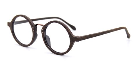 Vintage Retro Mens Round Eyeglass Frames Rx Able Spectacles Glasses