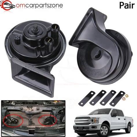 Pcs Black V Loud Car Truck Db Dual Tone Snail Electric Horn Suv Universal Ebay