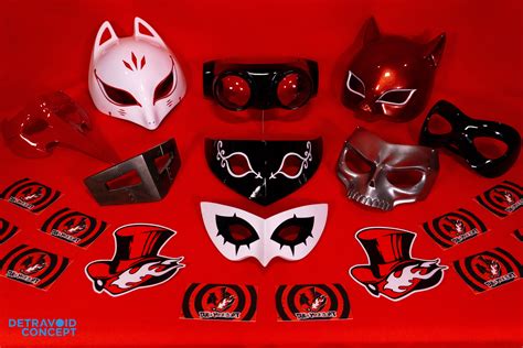 Wanted To Share My Persona 5 Masks I Make And Mention That I Currently