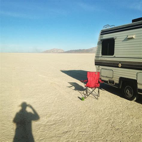 Camped Out On The Playa In The Black Rock Desert Nevada 100000 Acres