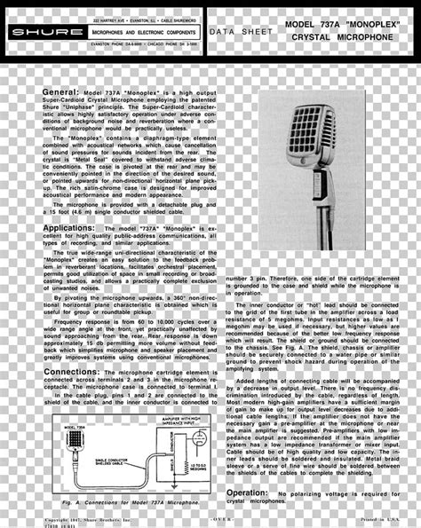 Microphone Wiring Diagram Shure 577b Png Clipart Audio Audio