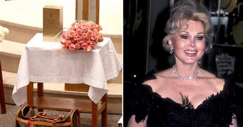 Zsa Zsa Gabors Ashes Laid To Rest In Designer Handbag Daily Star