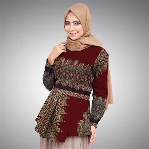 Model baju jas batik wanita terbaru. √ 60+ Model Baju Batik Wanita Modern Kombinasi Terbaru 2020