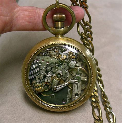 Artist Uses Old Watch Parts To Craft Tiny Intricate Steampunk