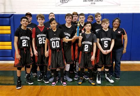 Middle Schools Finish Boys Basketball Season With I 40 League