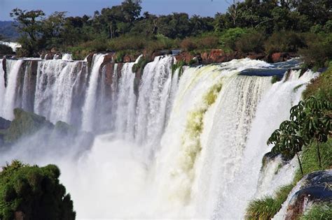Premium Photo Iguazu Falls In Argentina And Brazil