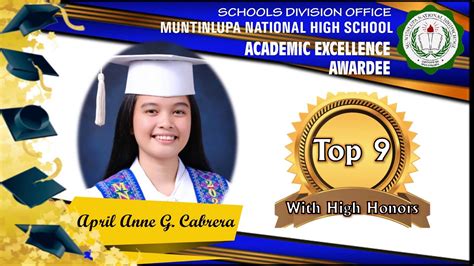 Academic Excellence Awardees Youtube