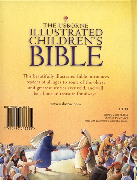 The Usborne Illustrated Childrens Bible By Various 9780746076385