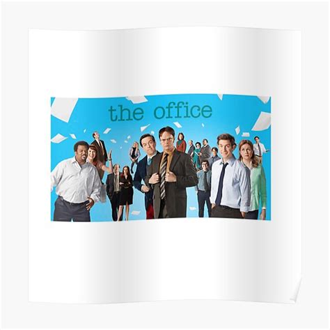 The Office Cast Poster For Sale By Emswim07 Redbubble