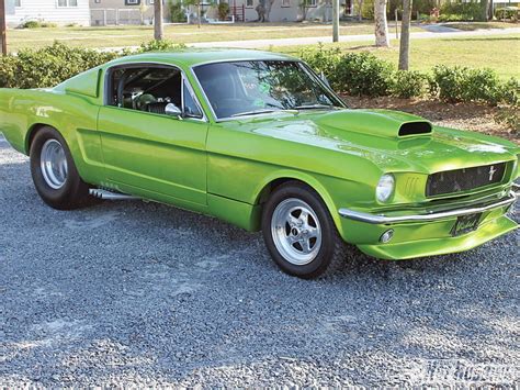 1965 Mustang Fastback Lime Green Classic Pro Street Ford Hd
